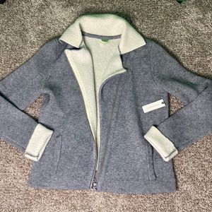 Anthropologie Gray & Cream Cardigan